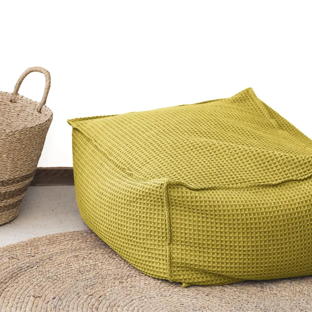 
Most popular fabric ottoman pouf bench cube bean bag lazy boy recliner sofa 