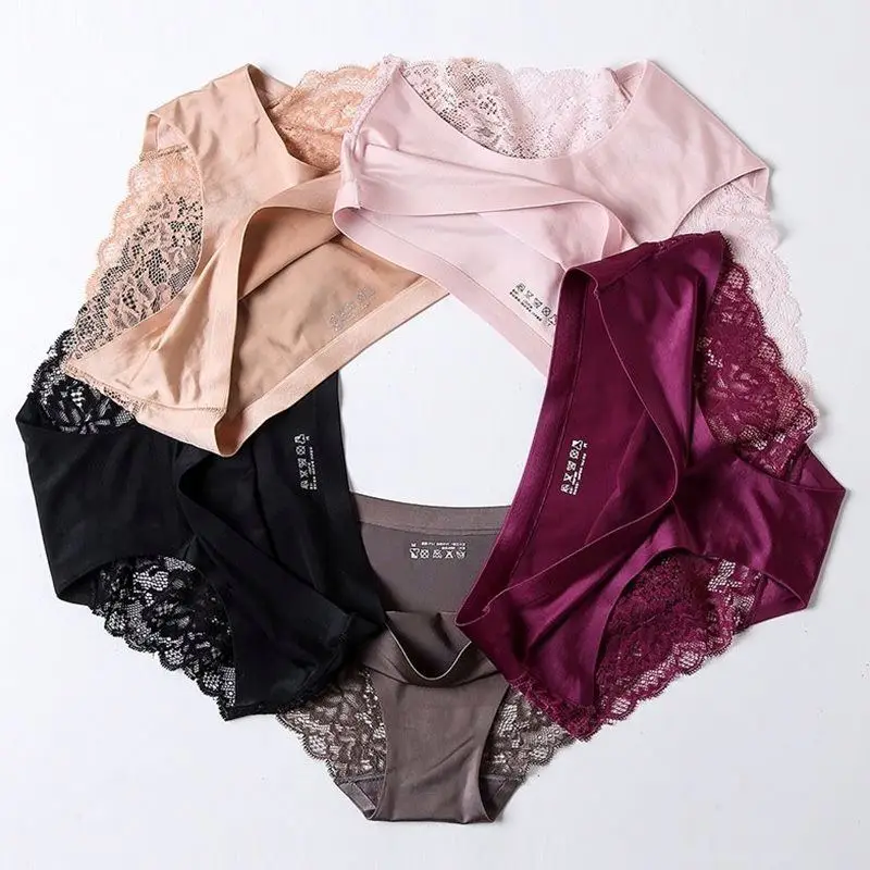 Women G-Strings Ladies Sexy Panties Tangas Transparent Thongs Underwear T-Pants Lingerie Underwear Seamless Lace Panties