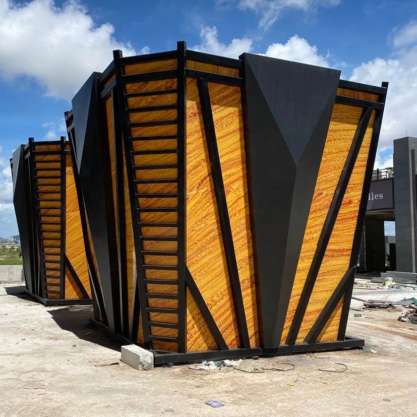 Translucent stone backlit onyx for interior wall panel sheets decoration faux alabaster