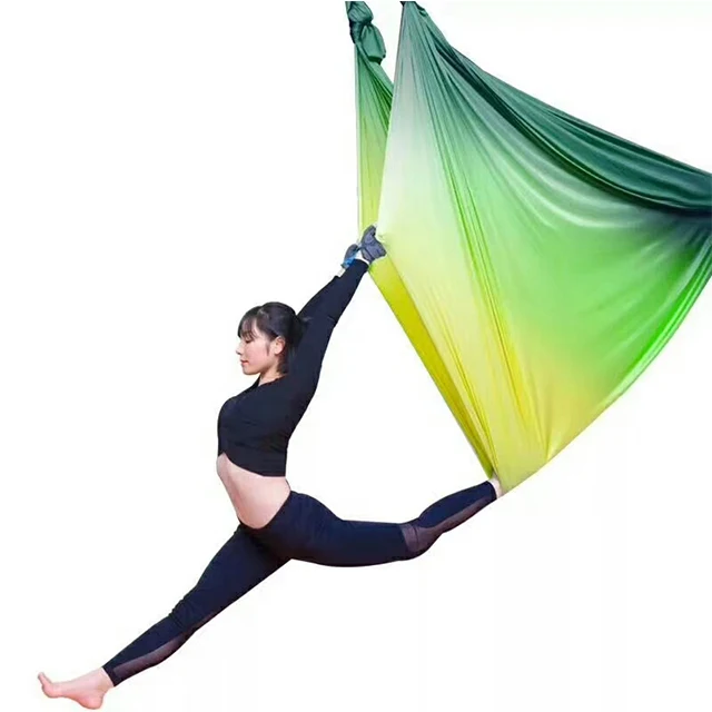 Hot Sale Aerial Yoga Swing and Hammock Gym Pilates Equipment Made of Durable Nylon for Aerial Yoga Practice