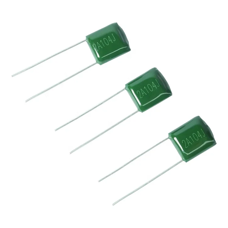 Зеленый конденсатор Cl11 104J 100V полиэфирная пленка конденсаторы 2A104J 0 1 Uf 100Nf тип продукта