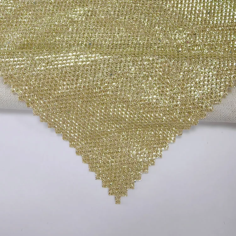 Luxury Glitter Tulle Metallic Dress Stage Bride Cloth Wedding Costume Designer Fabric for Party