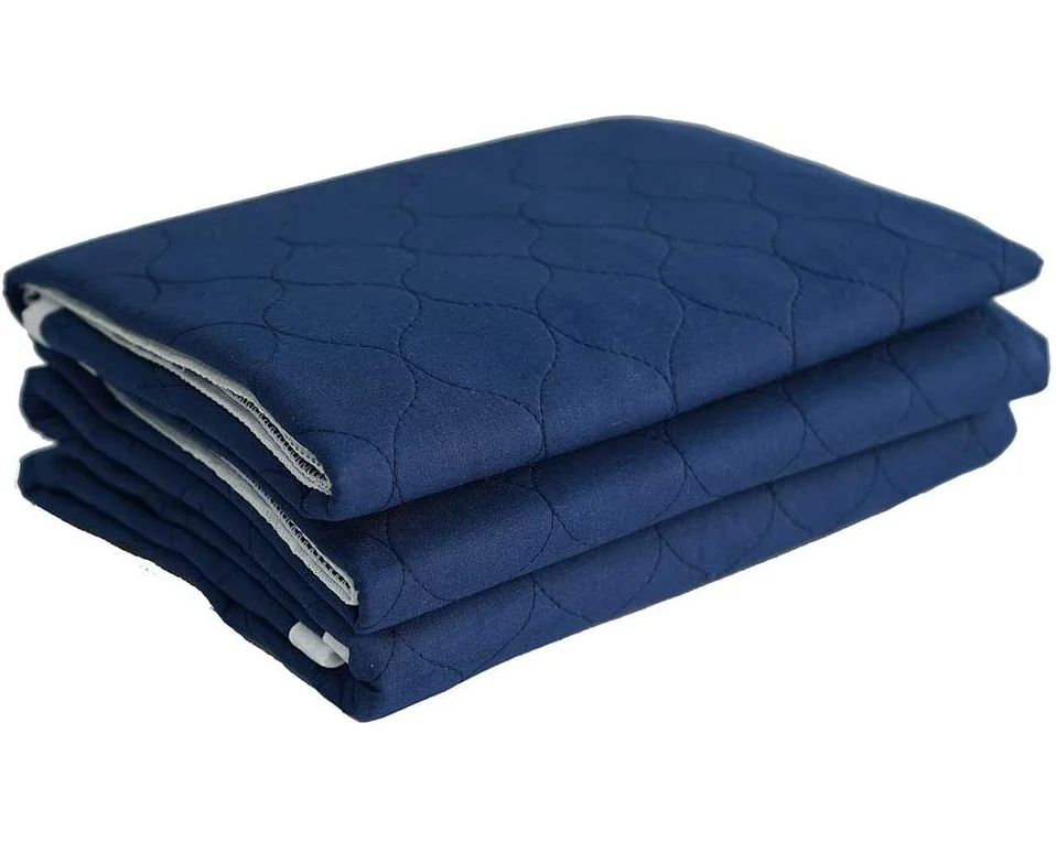Urinary Bedding Waterproof Incontinence Saddle Style Tucked Wings Pee Pads Quilted Washable Nursing Pad