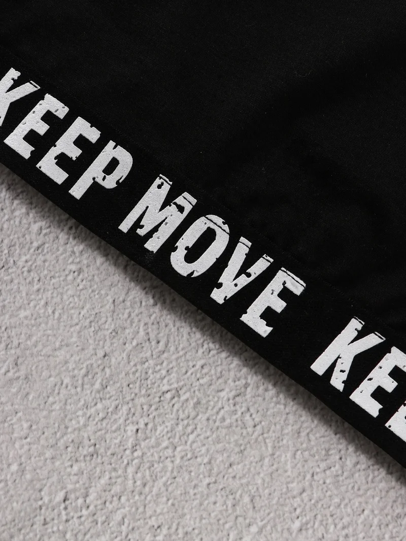 
Girls Two Pieces Sport Suits Letter Printed Short Sleeves Crop Top with Elastic Low Waist Leggings Kids Workout Clothing 