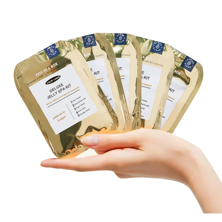 Private Label Pedicure Foot Spa Luxury Pedicure Kts 5 Steps Pedicure In A Box