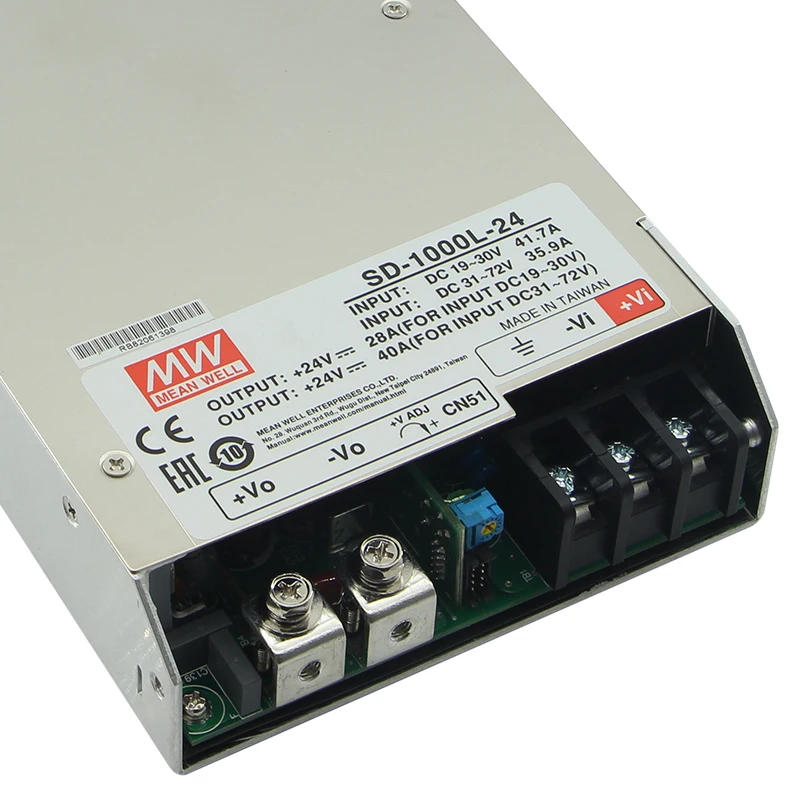 Mean Well Sd-1000L-24 водонепроницаемый источник питания 220 В переменного тока в