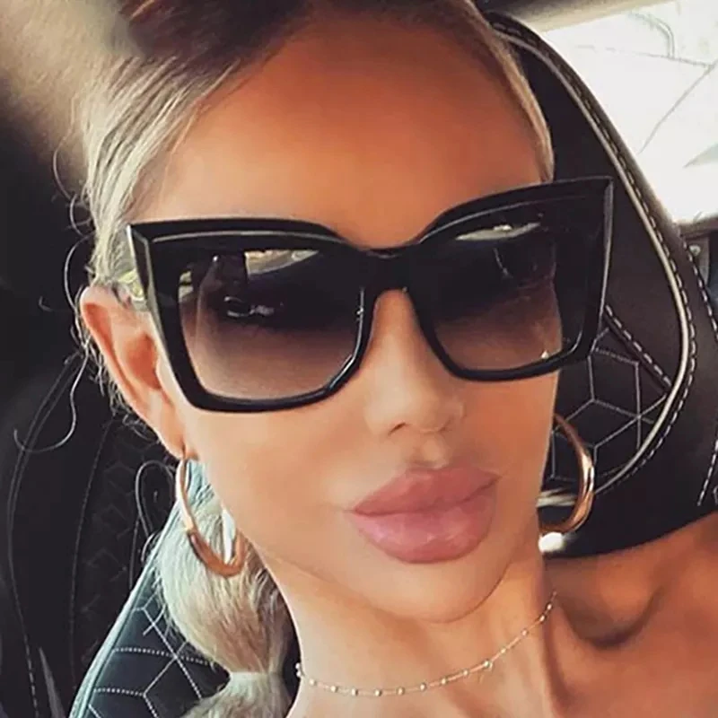 New arrivals fashion eye cat oversized sunglasses women 2023