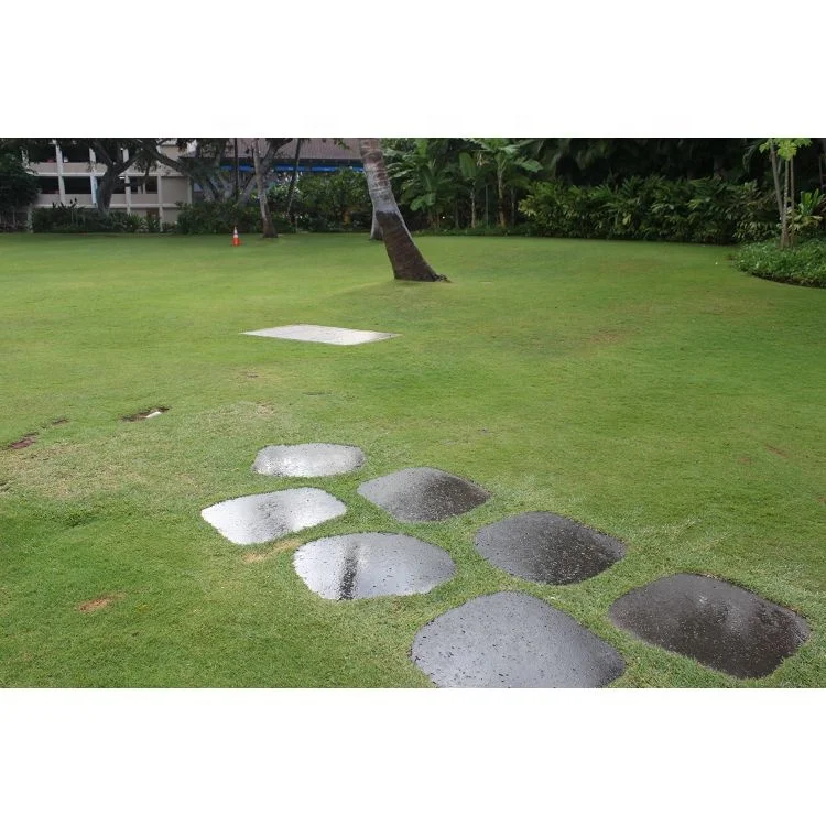 natural puka lava black basalt stone stepping paver tile