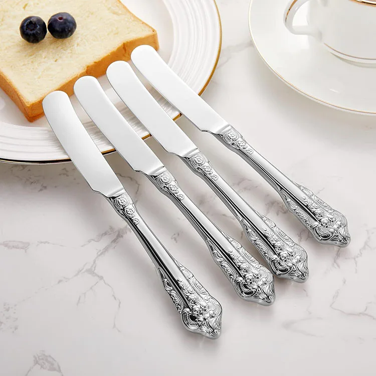 Wholesale Kitchen Cheese Butter Stainless Steel Royal Butter Knife Spreader Gorgeous Spread Butter