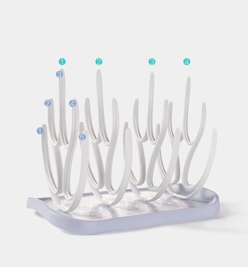 Wholesale  Water bottle drying rack Multiple fulcrums for drying various bottles at the same time