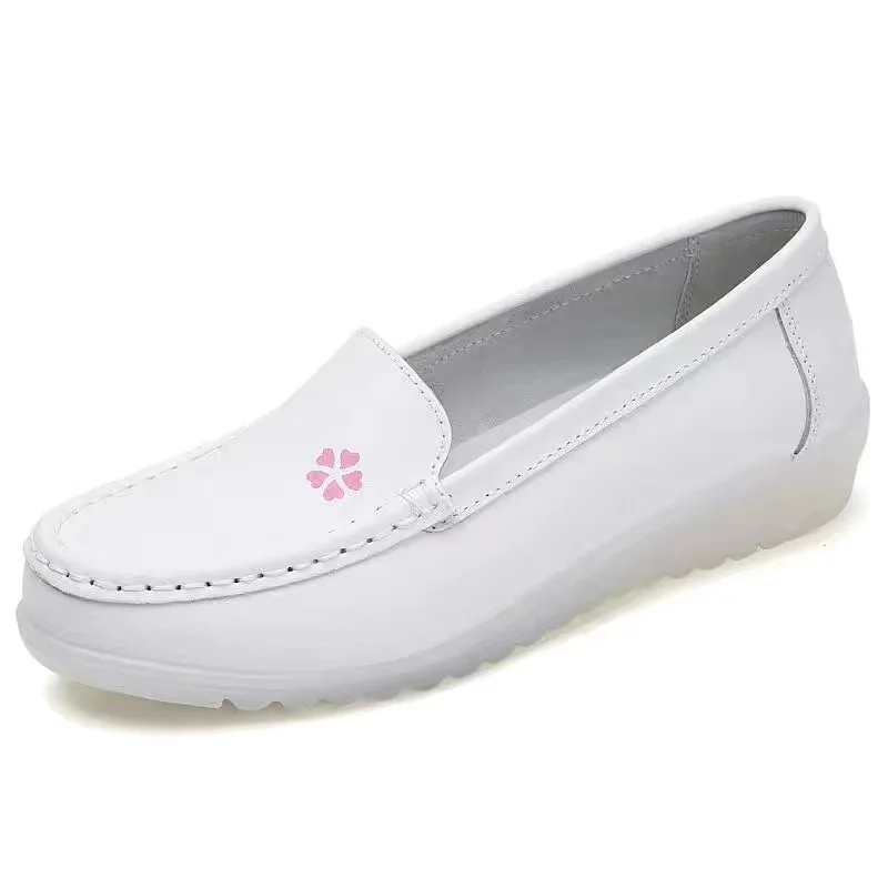 JUSTGOOD Wholesa Hospital White r Mates Nurse Shoes  Breathable Woman Women Females Nursing Shoes