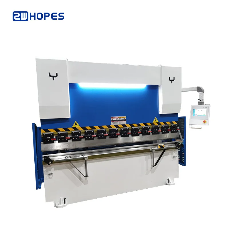 WC67K-160T/3200 Hydraulic Press Brake 4 Axis Metal Bending Machine160T 3D Servo CNC Delem Electric