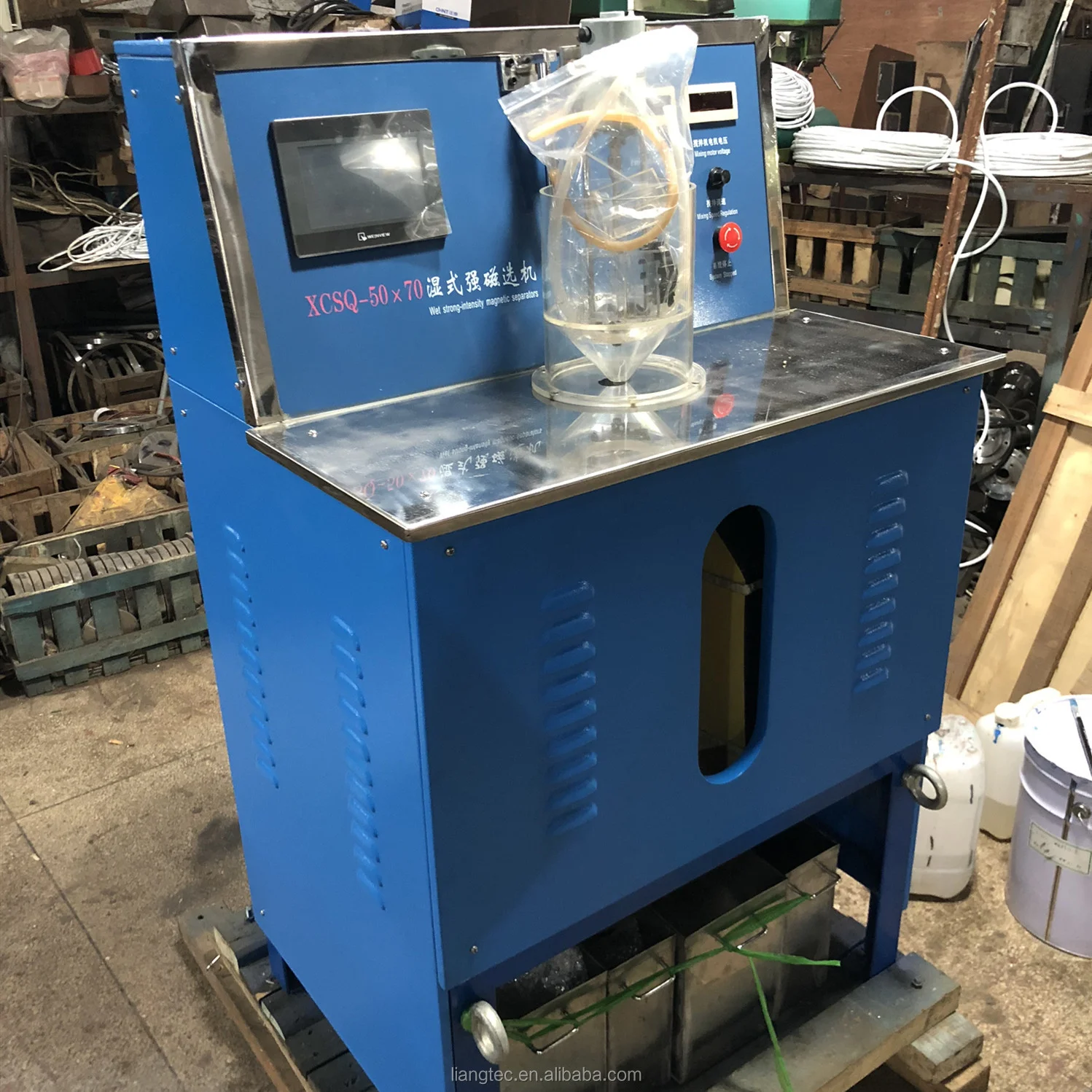 Laboratory magnetic separator metal ore wet magnetic separator 23000 Gauss magnetic pipe separator