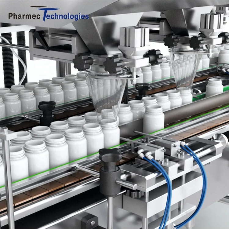 Customized Pharma Capsule Counting Machine Capsule Packing Line