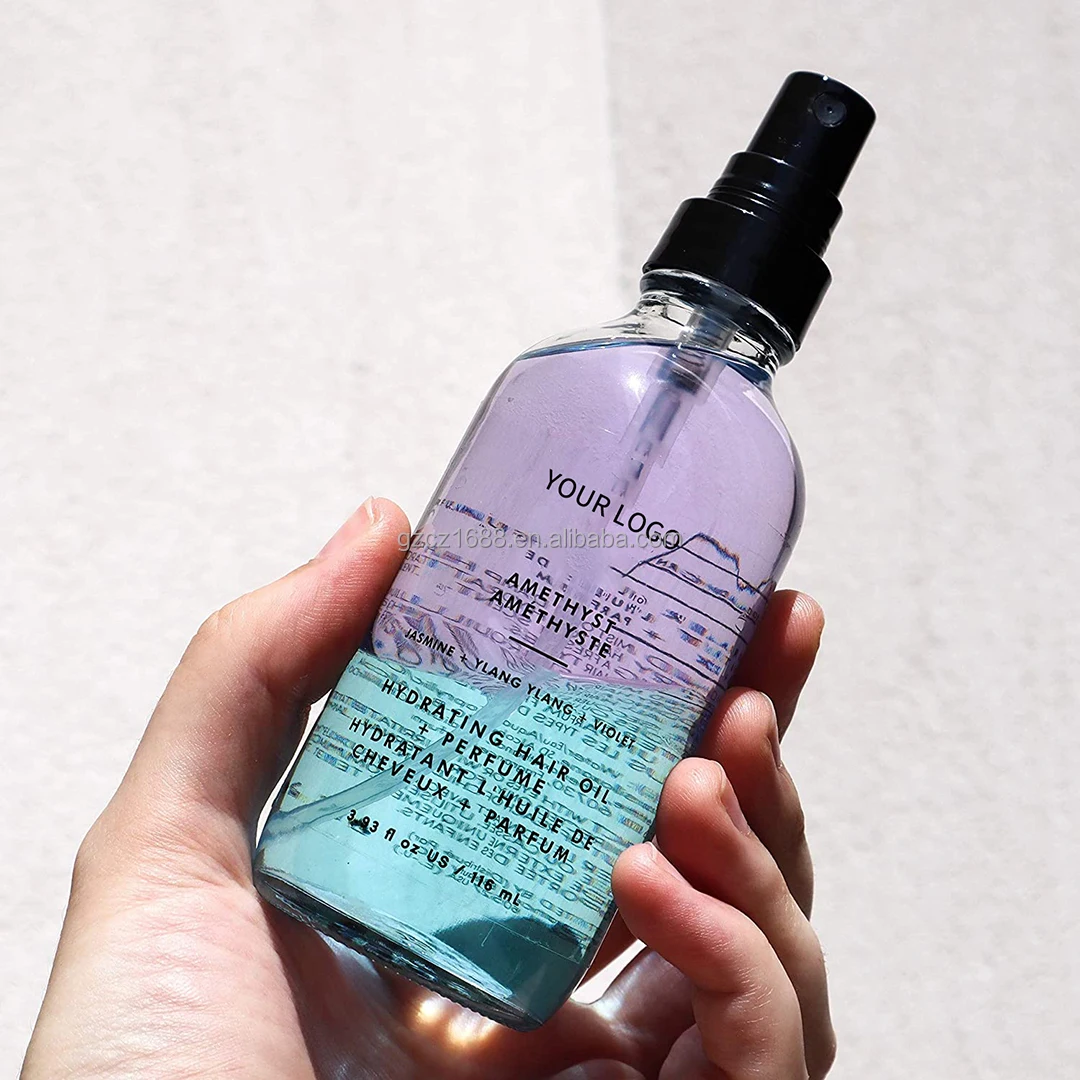 Private Label Alcohol Free Perfume Long Lasting Heat Protectant Repair Care Hair Perfume Scented Hydrating Hair Oil