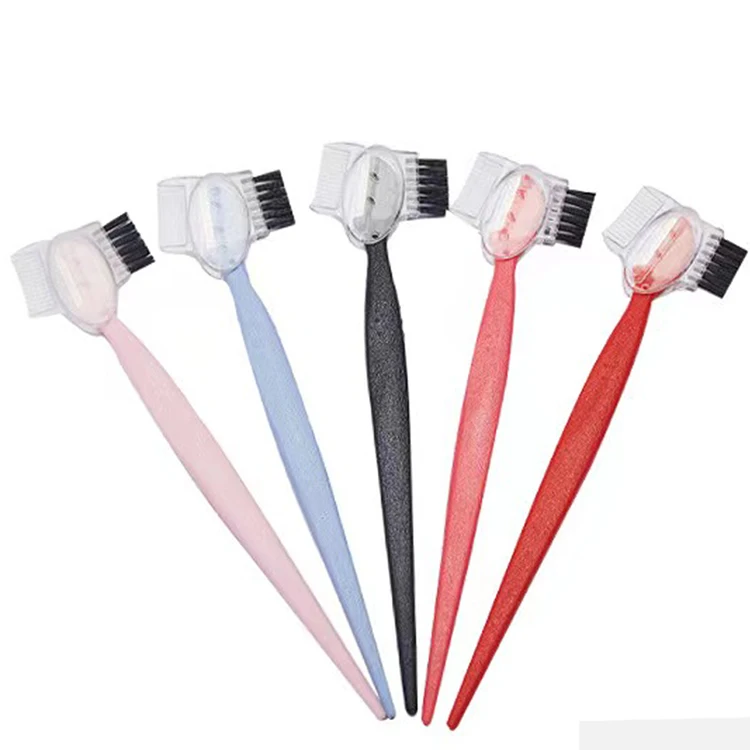 Wholesale 2 in 1eyelash comb ladies facial hair removal sharpen blade black shaver eyebrow razor trimmer