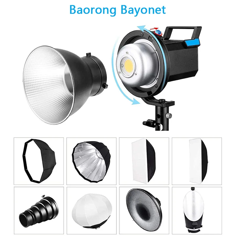80W RGB stand light  Photography Continuous Output Lighting Video light Shooting Equipment  fill light