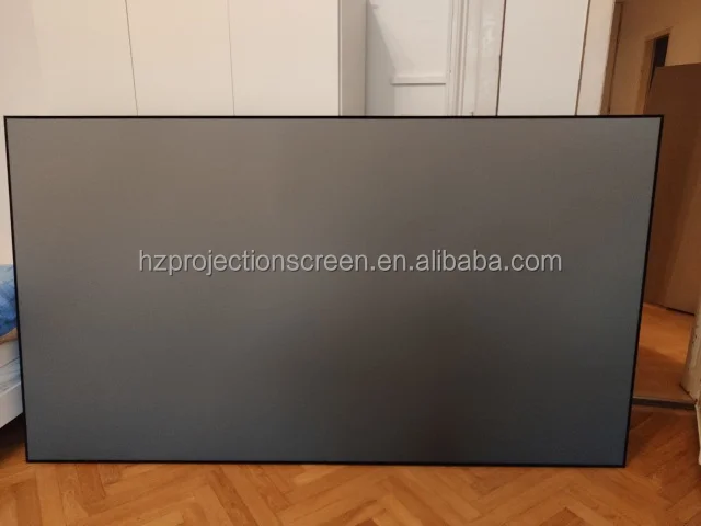 Экран для короткого проектора 100 дюйма 4K PET ALR с фиксированной