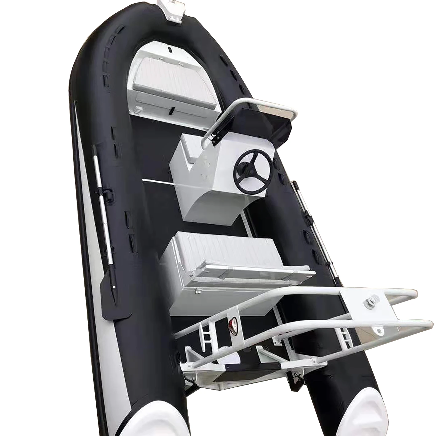 Aluminum Hull RIB family use Patrol Inflatable Boat