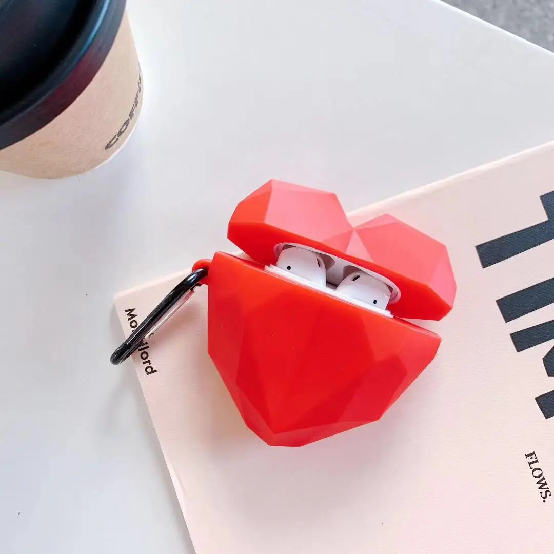 3D Robot silicone case for Airpods 1 2 3 gen Monsters protective cover for wireless earphones caherging box cases with Keychain