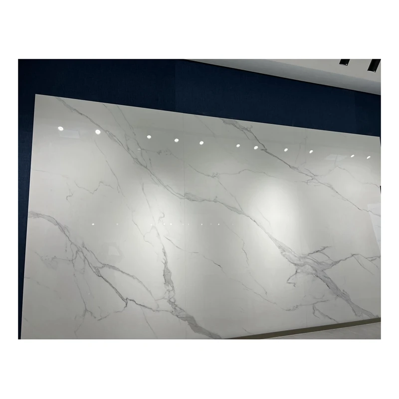 Calacatta White Series Artificial Marble Wall Panel