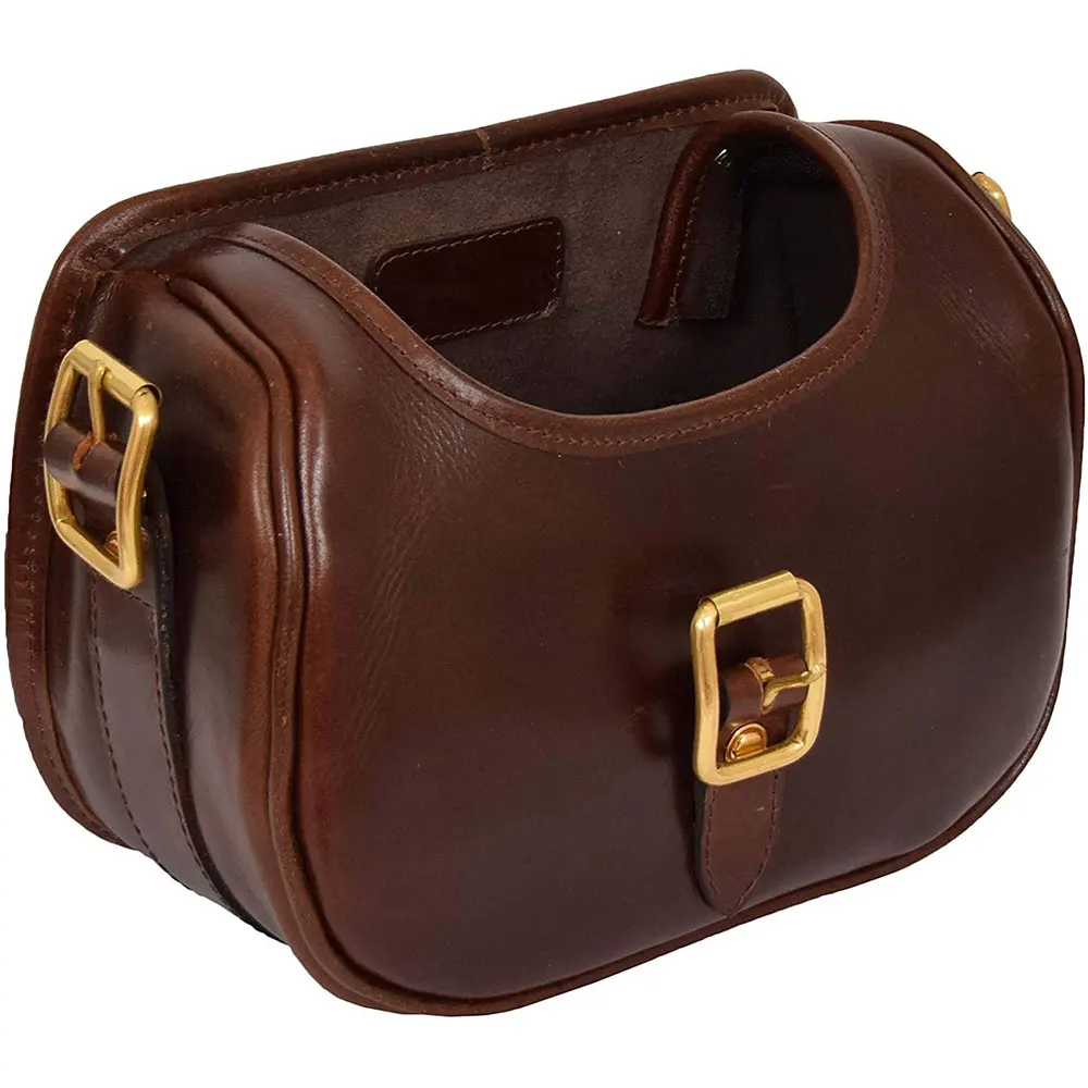 Leather cartridge bag hunting outdoor shotgun cartridge bag double ammo In Bulk Made In Pakistan