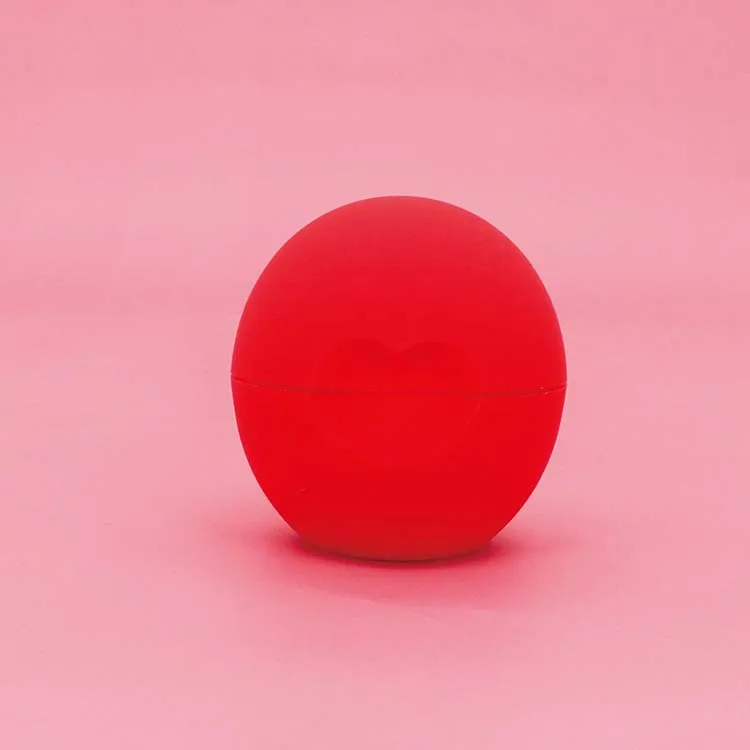High Quality  Open heart Shape Lovely color lip balm multicolor  lip balm chapstick