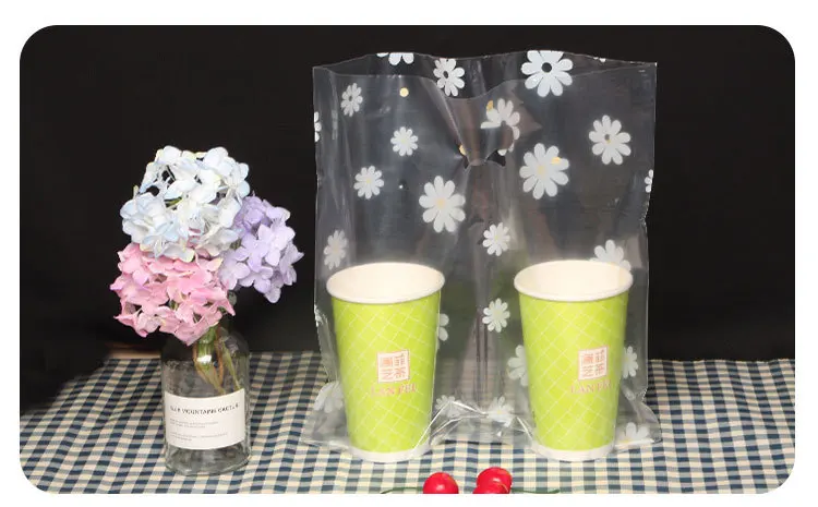 transparent plastic bag packaging