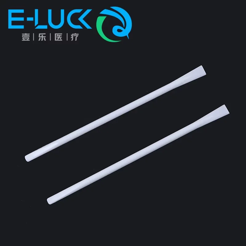 Dental plastic straight Spatula Mixing Rod for glass Ionomer cement disposable white plaster Mixing Sticks