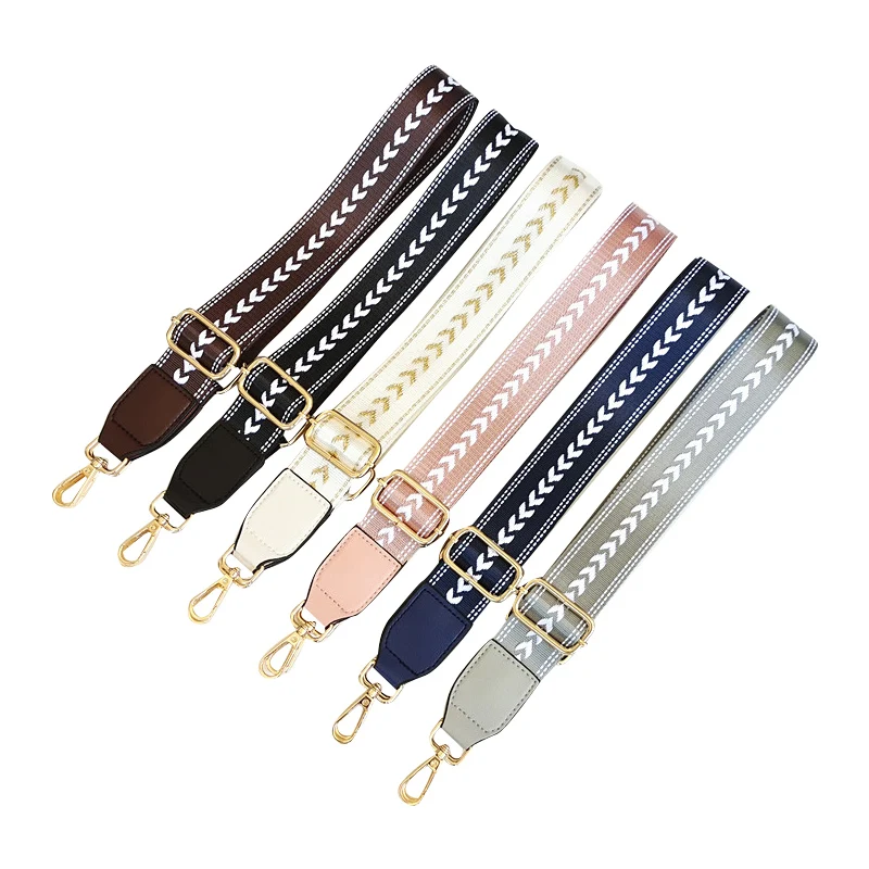 Custom Logo Printed Bag Strap  Webbing Bag Strap  Bags Leather Handbags Strap