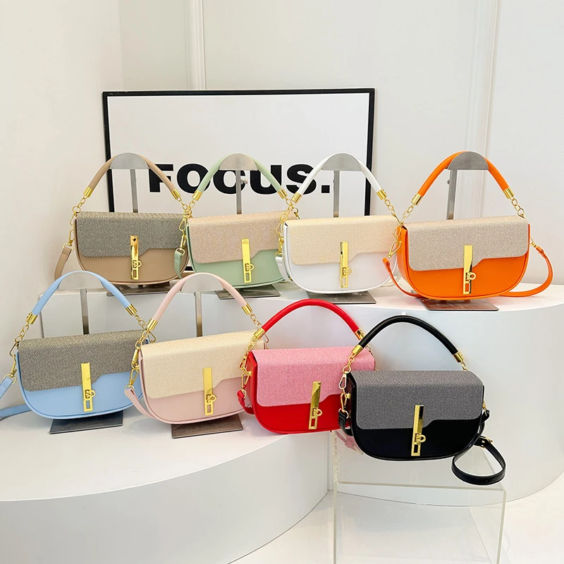 New fashion handbags 2024 light feminine leather bags lady design purses For Young Lady