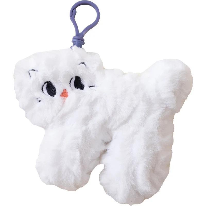 Cartoon Cute Monkey & Rabbit Plush Keychain PP Cotton Filled Pendant Bag Key Ring & Doll Pendant