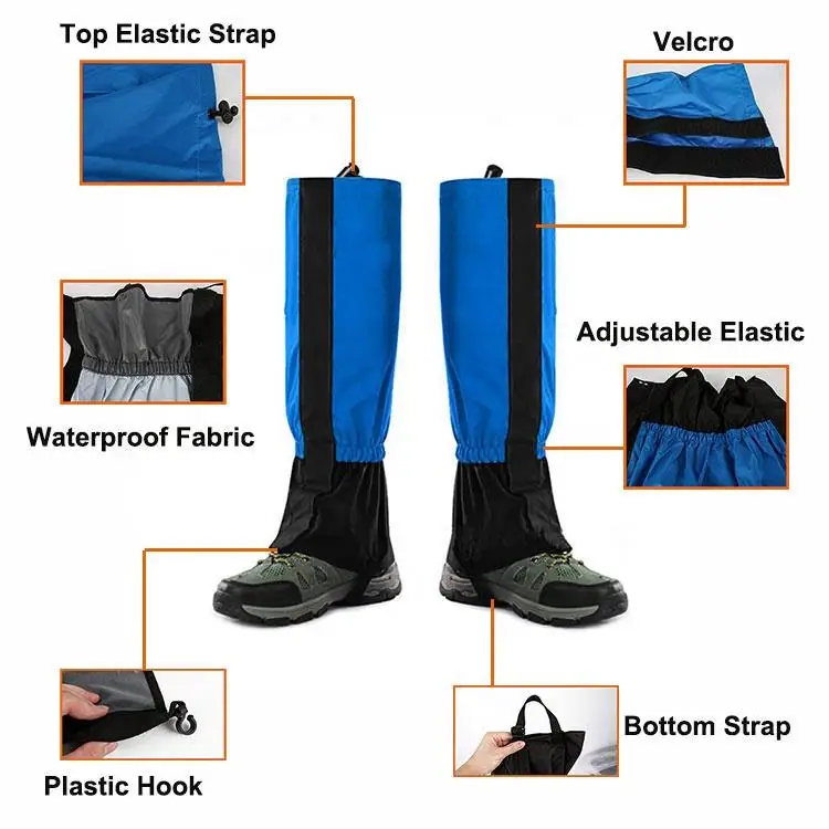 EYOUNG survival gear hiking anti-Snake Waterproof Fleece Lined Boots Leg Snow Hunting Gaiters