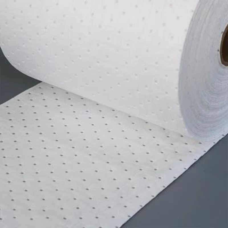 Hubei Xiantao JM Wholesale High Quality high absorbency 200-400Gsm 100% pp white oil pads spill mat
