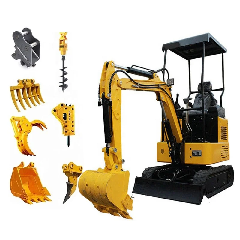 China wholesale compact mini crawler excavator with bucket