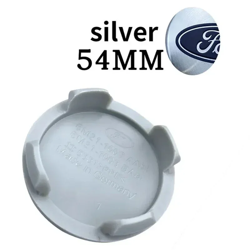 54mm Black snake Blue Car Wheel Center Caps Hubcap Car Rims Cover For Focus Fusion Fiesta Mustang ST F-150 Mondeo GT