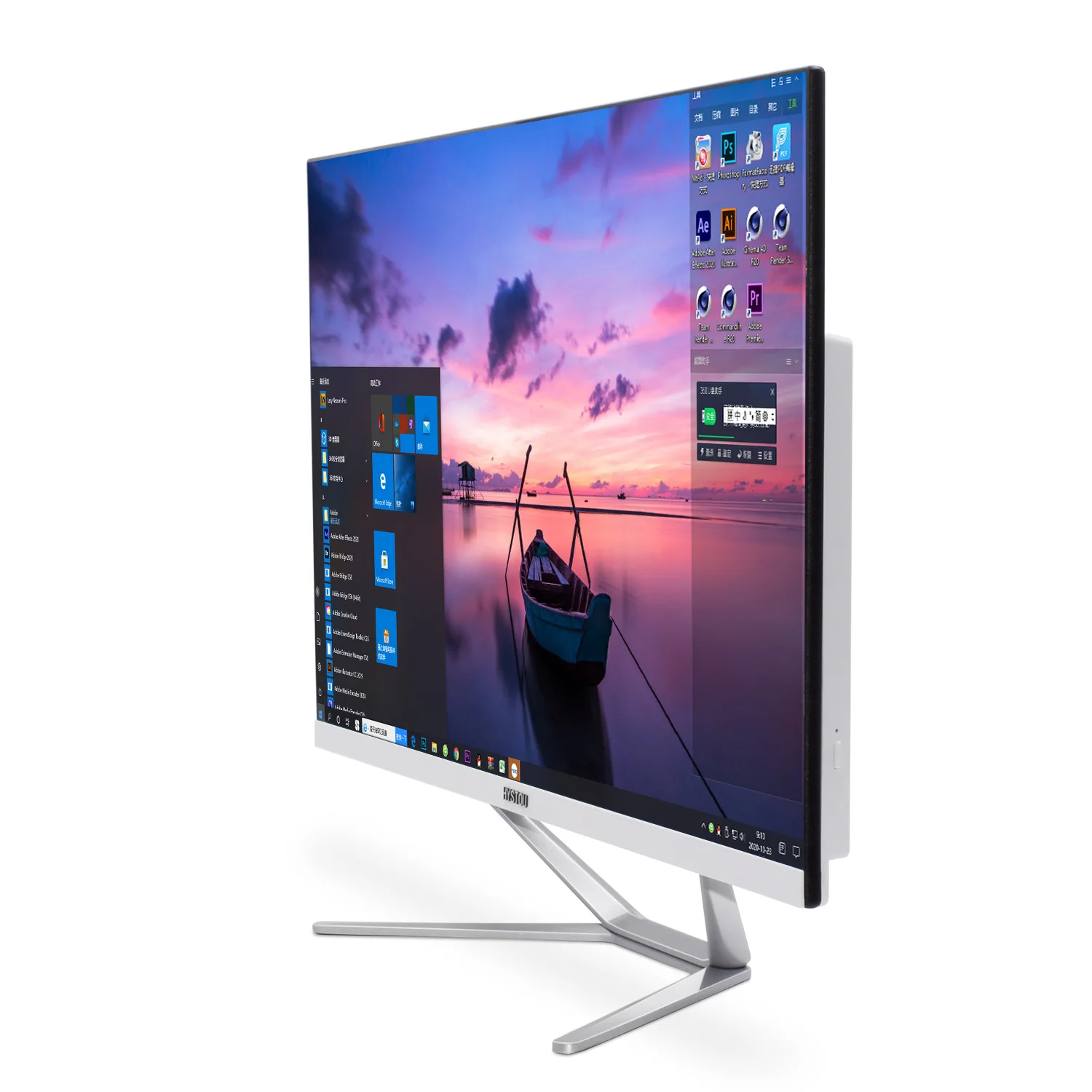  Core i3 9100F 8 ГБ ОЗУ 512 SSD Шэньчжэнь точка продажи большой экран TV Все-в-одном ПК