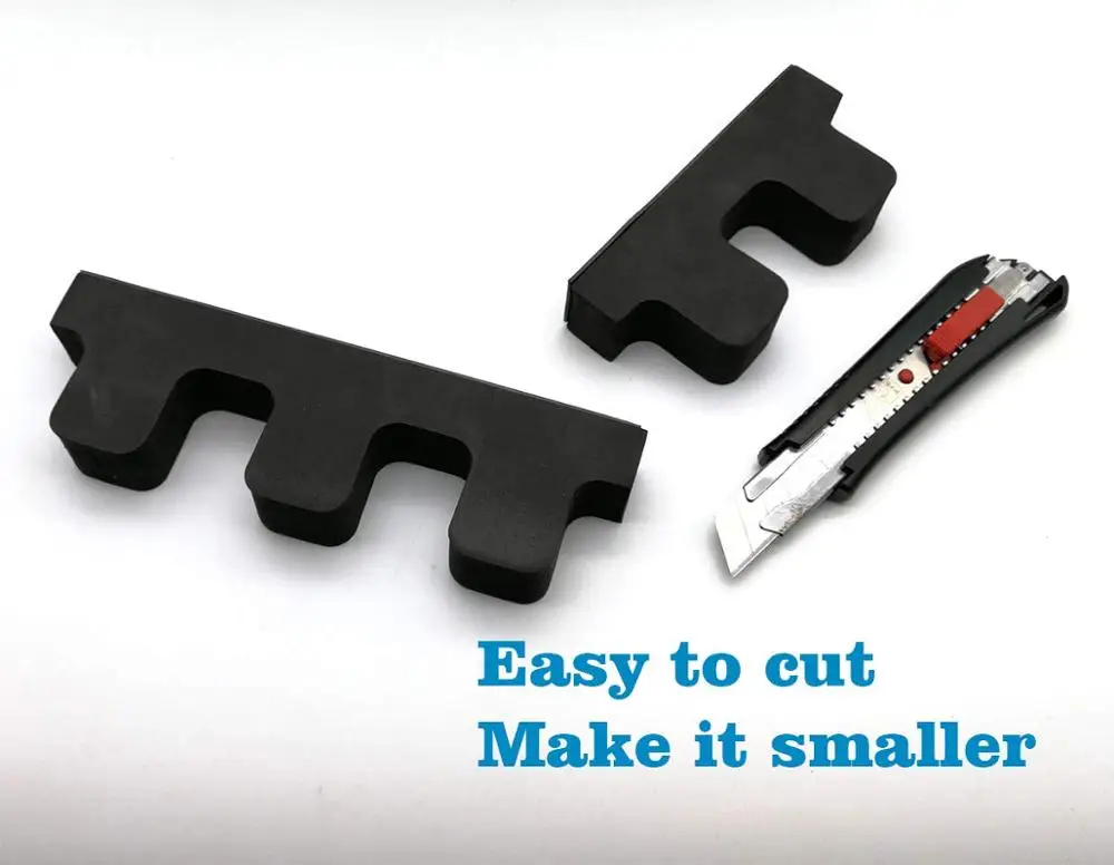 
Gun Barrel Rest Four Foam Gun Rack with Magnetic Strip 