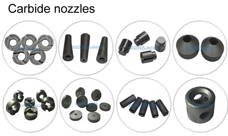tungsten carbide ventur model sandblasting system nozzle
