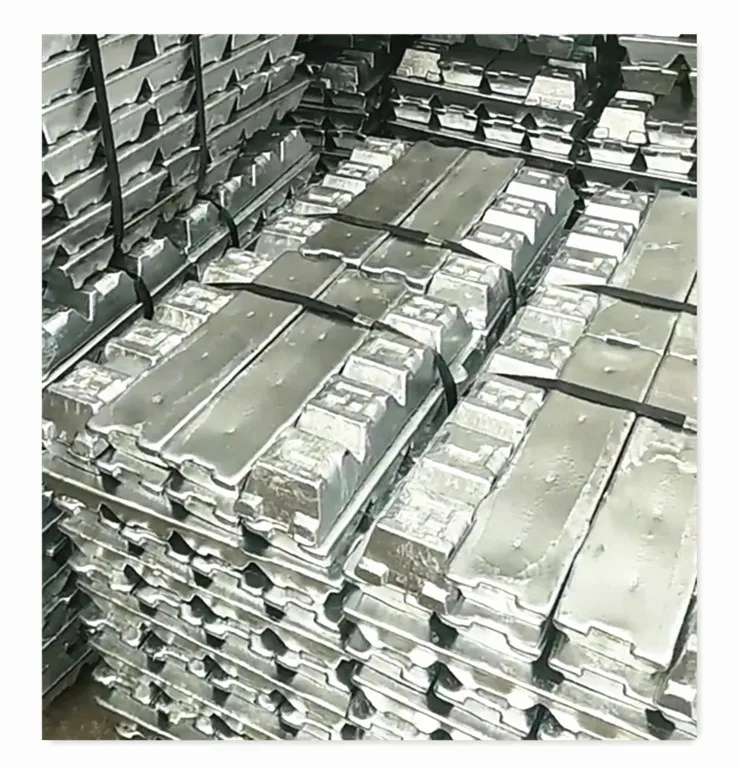 Die Casting Manufacturer Zamak 2 3 5 7 8 Ingot Zinc Alloy Ingot