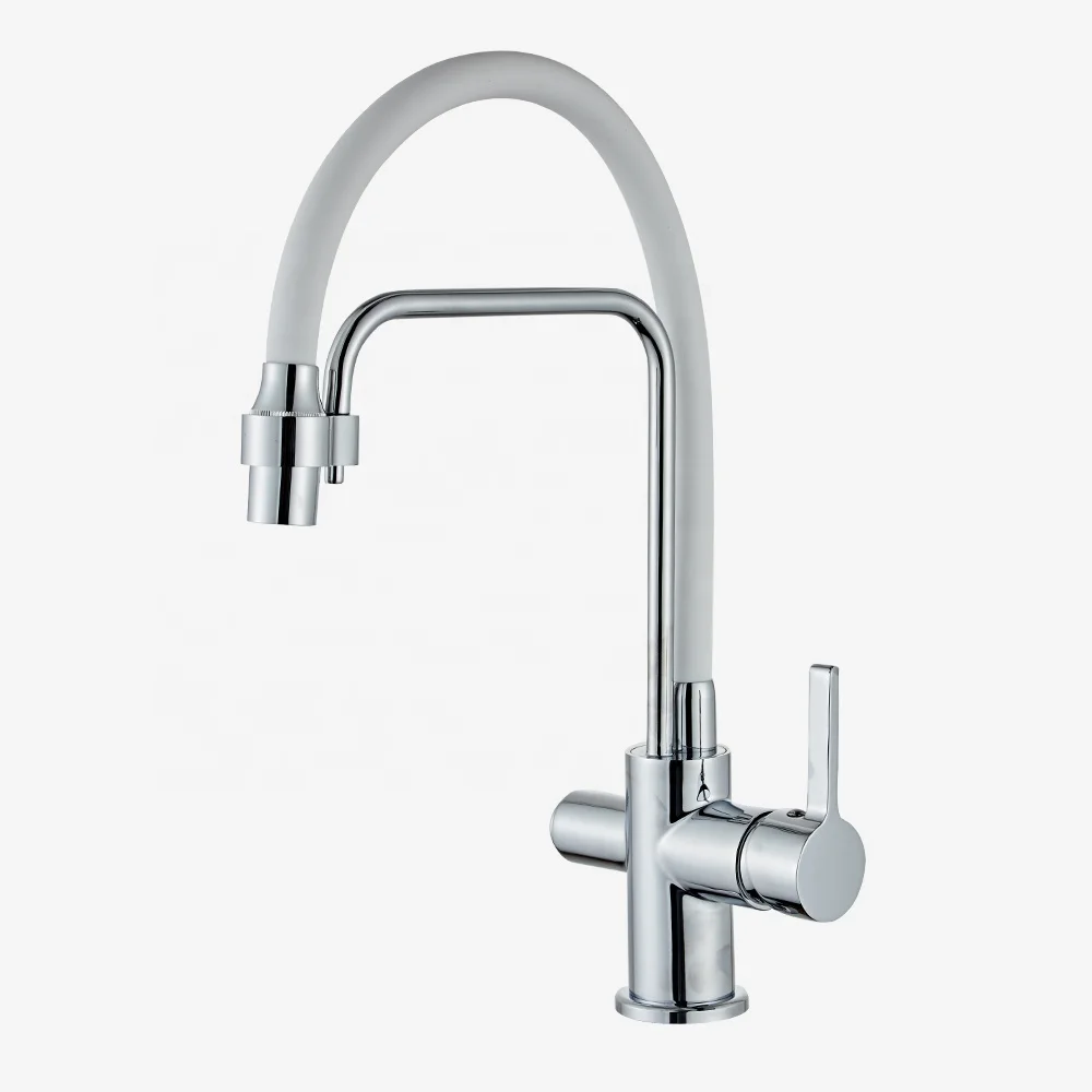 American standard cupc certified dual handle pull down spray brass kitchen sink water filtered faucet tap