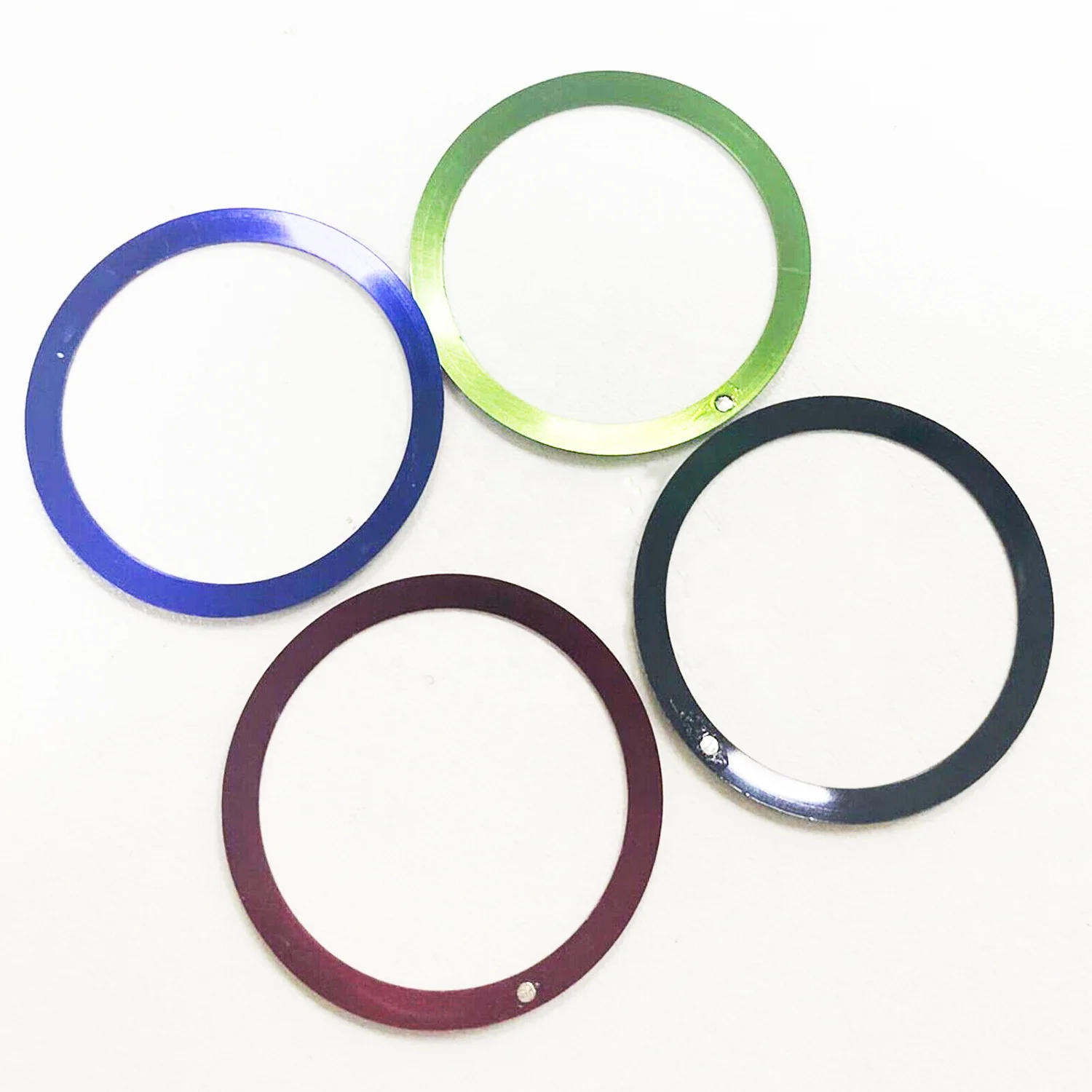 Custom 36.5mm vintage Style Aluminum Bezel inserts watch ring Precision quality work for GMT automatic watch