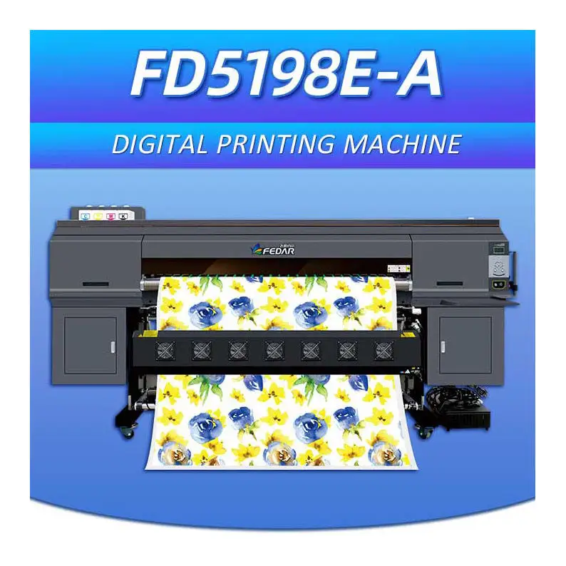 Inktime high quality 1.9m large format digital textile dye sublimation printer I3200/4720/XP600 sublimation plotter