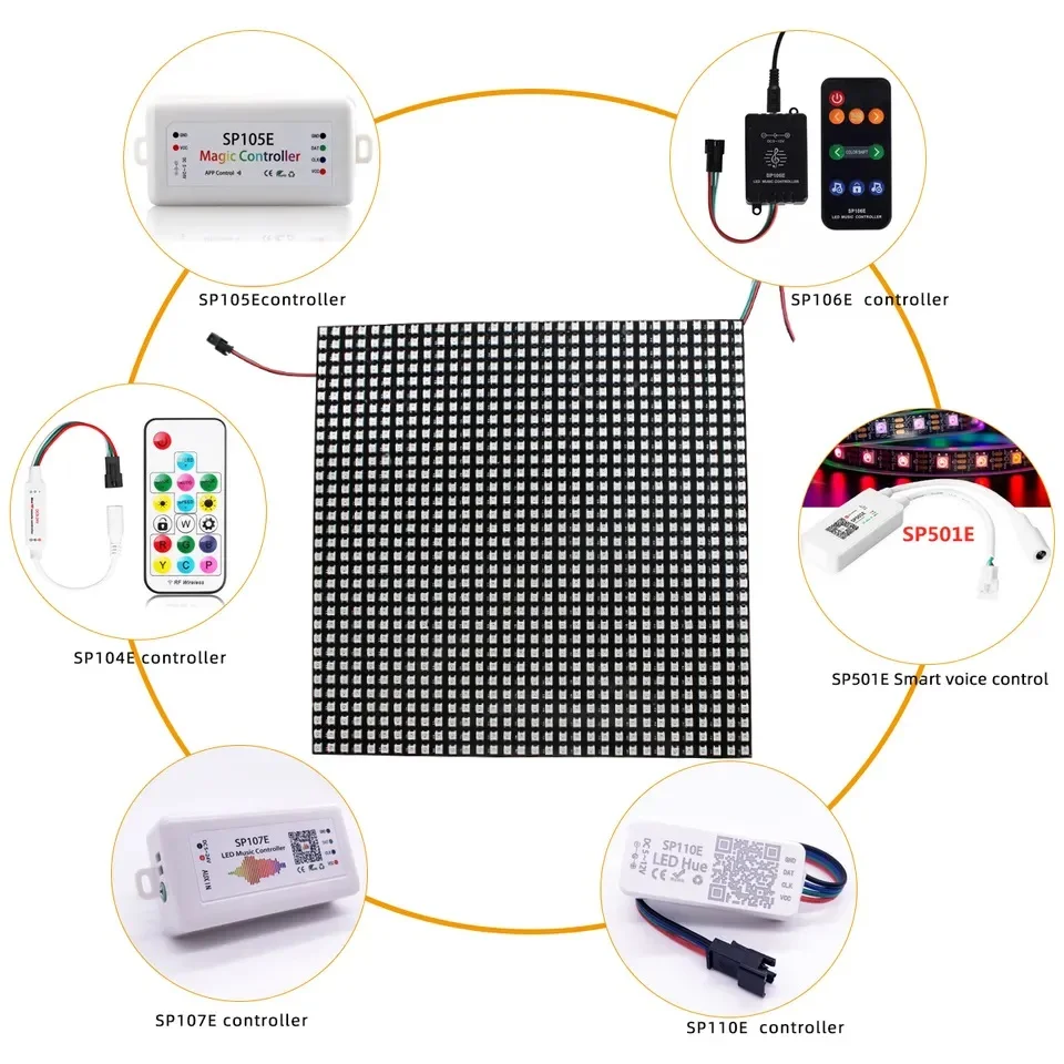 Addressable LED Flex Panel WS2812B RGBIC 5V