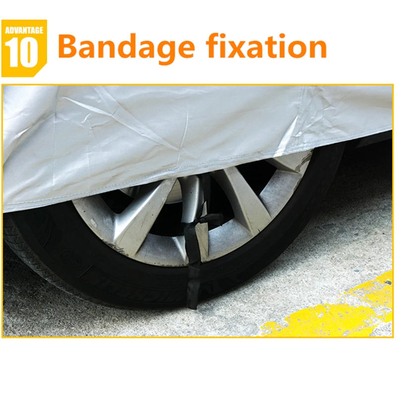 Universal for Sedan Car Covers Indoor Outdoor Full Auto Cover Sun UV Snow Dust Resistant Protection Cover