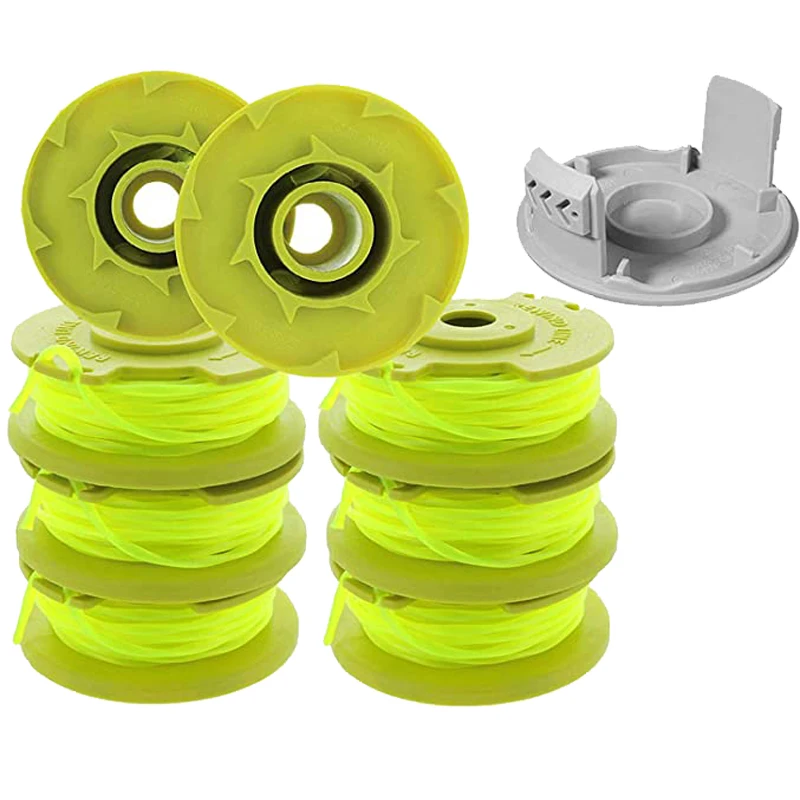 Ryobi One PLUS+ AC80RL3 OEM .080 Inch Twisted Line and Spool Replacement for Ryobi 18v, 24v, and 40v Cordless Trimmers