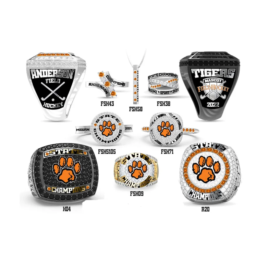 Hot Sale Custom Championship Rings For Any Sports Trainer Ring League Winner For Kids