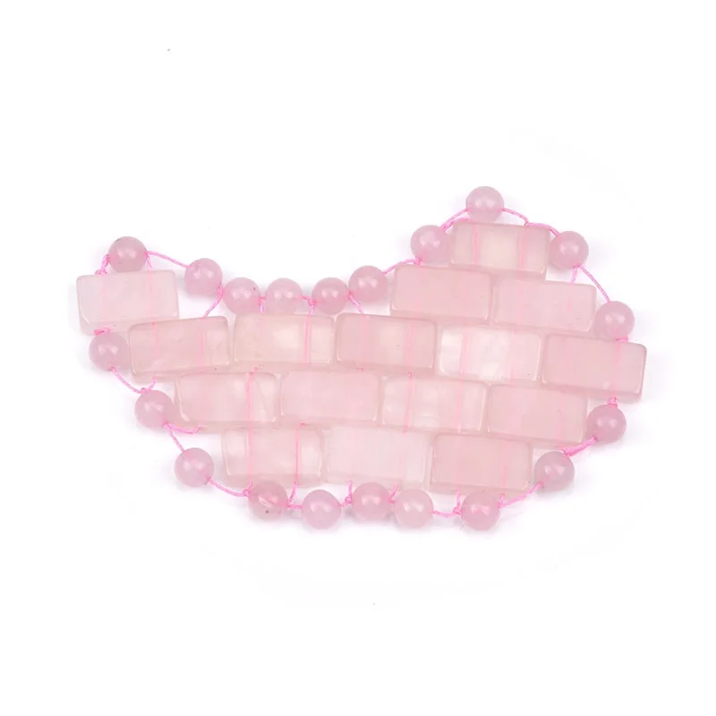 Facial Massage Eye Mask Mini Eye Cover Cooling Rose Quartz Eye Pads