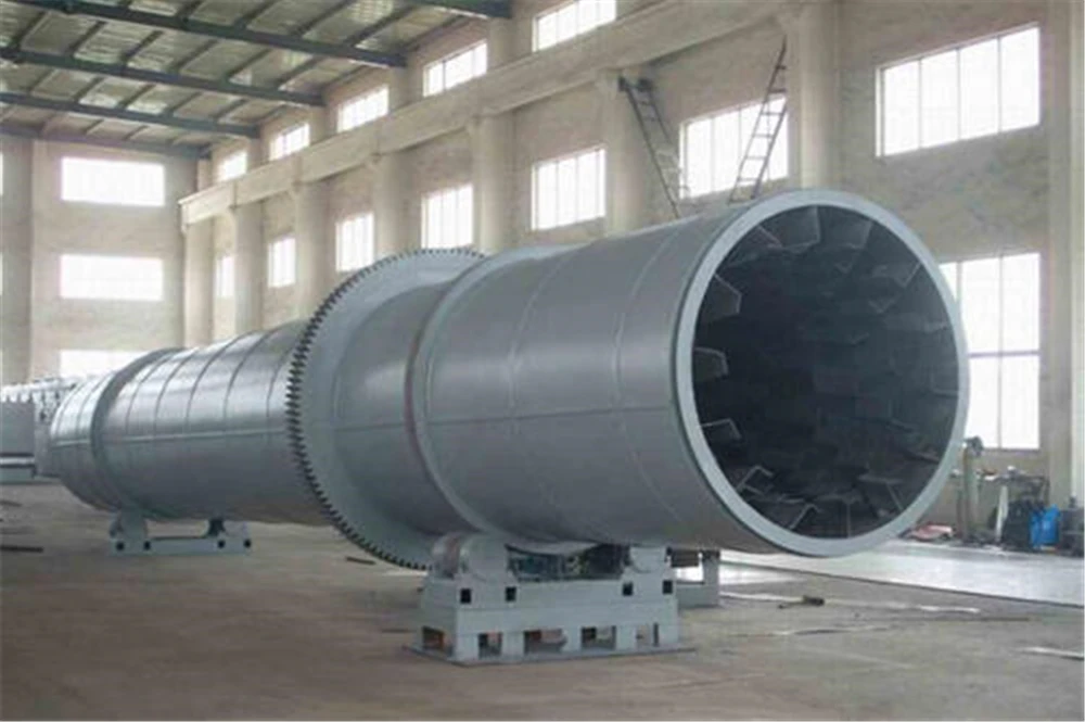 Gypsum Powder Drum Dryer Chemical Gypsum Cylinder Dryer Machine Plaster Calciner Plant