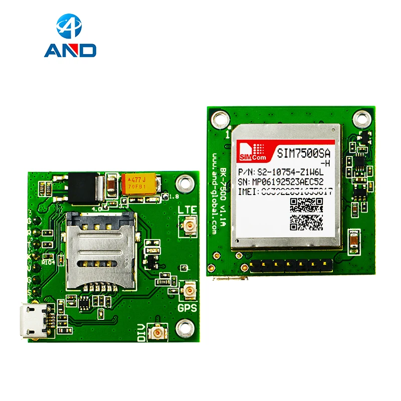 SIM7500SA Breakout board Mini LTE 4G cat4 SIM7500SA-H with gps and 4G antenna